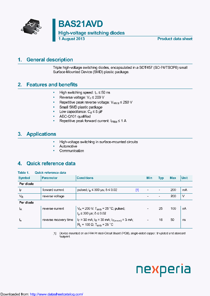 BAS21AVD_9120745.PDF Datasheet