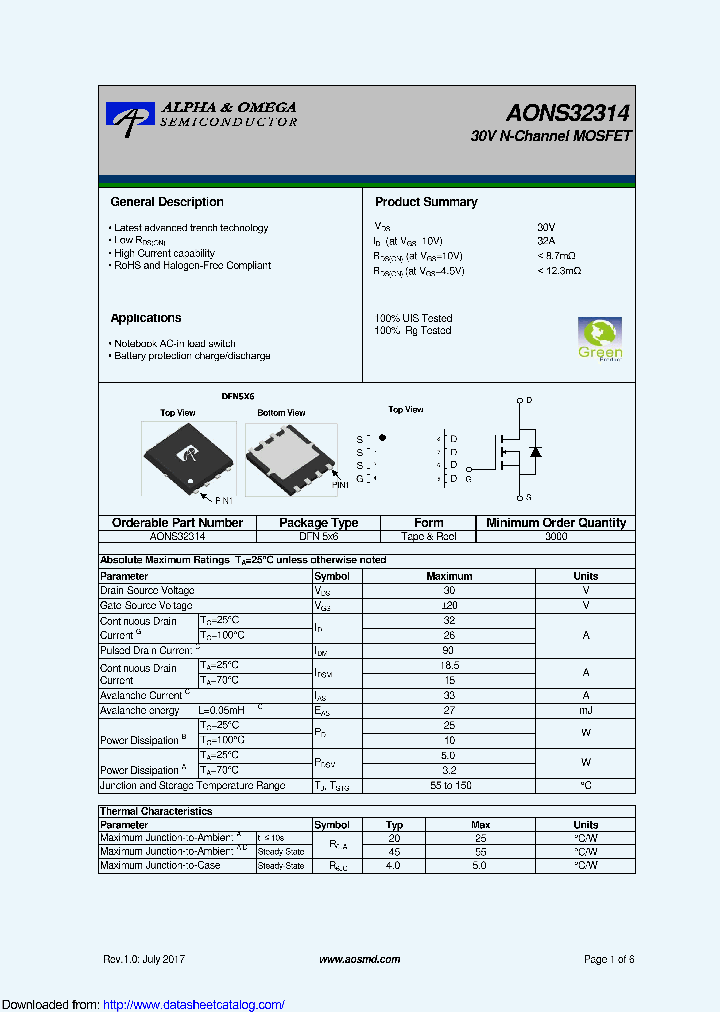 AONS32314_9126439.PDF Datasheet