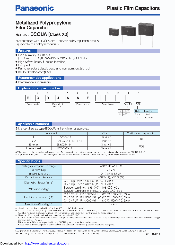 ECQUAAF155M_9130182.PDF Datasheet