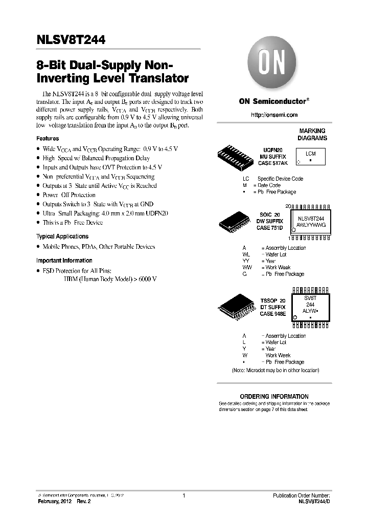 NLSV8T244_9138530.PDF Datasheet